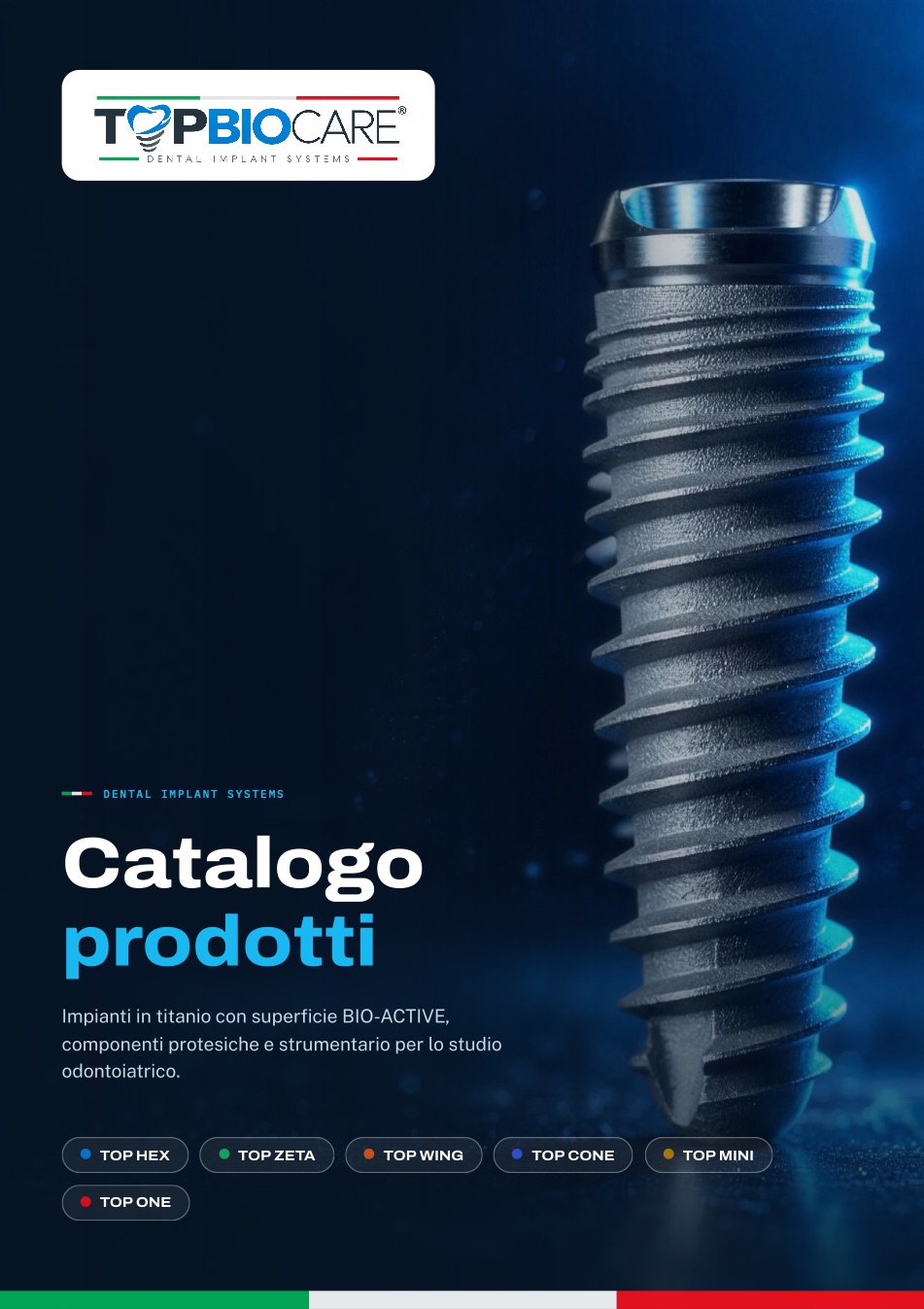Copertina del catalogo prodotti TopBioCare